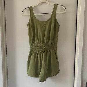 Abercrombie and Fitch green traveler romper